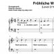 "Fröhliche Weihnacht überall" für Klavier (Level 2/10) | inkl. Aufnahme und Text