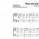 "Was soll das bedeuten" für Klavier (Level 3/10) | inkl. Aufnahme und Text music-step-by-step