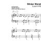 "Winter Wonderland" für Klavier (Level 4/10)