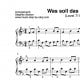 "Was soll das bedeuten" für Klavier (Level 7/10) | inkl. Aufnahme und Text music-step-by-step