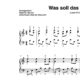 "Was soll das bedeuten" für Klavier (Klavierbegleitung Level 8/10) by music-step-by-step