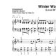 "Winter Wonderland" für Klavier (Level 8/10)