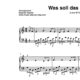 "Was soll das bedeuten" für Klavier (Klavierbegleitung Level 9/10) by music-step-by-step