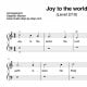 "Joy to the world" für Klavier (Level 2/10) | inkl. Aufnahme und Text