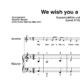 "We wish you a Merry Christmas" für Sopranblockflöte (Klavierbegleitung Level 3/10) | inkl. Aufnahme, Text und Begleitaufnahme by music-step-by-step