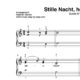 "Stille Nacht, heilige Nacht!" für Klavier (Level 4/10) | inkl. Aufnahme und Text music-step-by-step