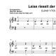 "Leise rieselt der Schnee" für Klavier (Level 1/10) | inkl. Aufnahme und Text music-step-by-step