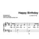 "Happy Birthday To You" für Klavier (Level 2/10) | inkl. Aufnahme und Text music-step-by-step