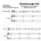 "Scarborough Fair" für Tenorsaxophon (Klavierbegleitung Level 2/10) | inkl. Aufnahme, Text und Playalong