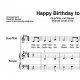 "Happy Birthday to You" für Querflöte (Klavierbegleitung Level 3/10) | inkl. Aufnahme, Text und Playalong by music-step-by-step