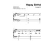 “Happy birthday to you” für Klavier (Level 4/10) | inkl. Aufnahme und Text by music-step-by-step