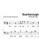 "Scarborough Fair" für Cello solo | inkl. Aufnahme und Text music-step-by-step
