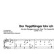 "Der Vogelfänger bin ich ja" für Klavier (level 1/10) | inkl. Aufnahme und Text by music-step-by-step