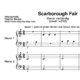 "Scarborough Fair" für Klavier vierhändig (Level 1+2/10) | inkl. Aufnahme, Text und Playalong by music-step-by-step