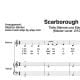 "Scarborough Fair" für tiefe Stimme (Klavierbegleitung Level 2/10) | inkl. Aufnahme, Text und Playalong