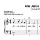“Alle Jahre wieder” für Klavier (Level 2/10) | inkl. Aufnahme und Text music-step-by-step
