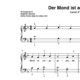 "Der Mond ist aufgegangen" für Klavier (Level 4/10) | inkl. Aufnahme und Text by music-step-by-step