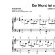 "Der Mond ist aufgegangen" für Klavier (Level 8/10) | inkl. Aufnahme und Text by music-step-by-step