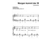 "Morgen kommt der Weihnachtsmann" für Klavier (Level 6/10) | inkl. Aufnahme und Text by music-step-by-step