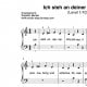 "Ich steh´ an deiner Krippe hier" für Klavier (Level 1/10) | inkl. Aufnahme und Text music-step-by-step