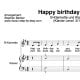 "Happy birthday to you" für Klarinette in B (Klavierbegleitung Level 2/10) | inkl. Aufnahme, Text und Playalong music-step-by-step