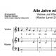 "Alle Jahre wieder" für Geige (Klavierbegleitung Level 2/10) | inkl. Aufnahme, Text und Playalong music-step-by-step