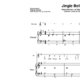 "Jingle Bells" für Gesang, hohe Stimme (Klavierbegleitung Level 3/10) | inkl. Aufnahme, Text und Begleitaufnahme by music-step-by-step