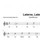 "Laterne, Laterne" für Querflöte solo | inkl. Aufnahme und Text music-step-by-step