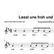 "Lasst uns froh und munter sein" für Sopranblockflöte solo | inkl. Aufnahme und Text music-step-by-step
