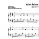 "Alle Jahre wieder" für Klavier (Level 7/10) | inkl. Aufnahme und Text by music-step-by-step