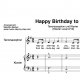 “Happy Birthday to you” für Tenorsaxophon (Klavierbegleitung Level 2/10) | inkl. Aufnahme, Text und Playalong by music-step-by-step