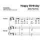 “Happy Birthday to You” für Geige (Klavierbegleitung Level 2/10) | inkl. Aufnahme, Text und Playalong by music-step-by-step