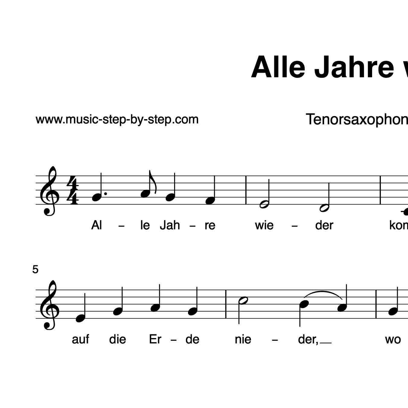 %%Noten%% - Noten für Klavier