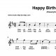 "Happy Birthday to You" für Altsaxophon solo