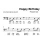 “Happy birthday to You” für Posaune solo | inkl. Aufnahme und Text by music-step-by-step