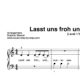 “Lasst uns froh und munter sein” für Klavier (Level 1/10) | inkl. Aufnahme und Text by music-step-by-step