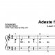 “Adeste fideles” für Klavier (Level 1/10) | inkl. Aufnahme und Text by music-step-by-step