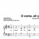 “O come, all ye faithful” für Klavier (Level 3/10) | inkl. Aufnahme und Text by music-step-by-step