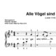 "Alle Vögel sind schon da" für Klavier (Level 1/10) | inkl. Aufnahme und Text by music-step-by-step