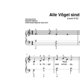 "Alle Vögel sind schon da" für Klavier (Level 4/10) | inkl. Aufnahme und Text by music-step-by-step