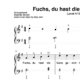 “Fuchs, du hast die Gans gestohlen” für Klavier (Level 4/10) | inkl. Aufnahme und Text by music-step-by-step