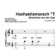 Hochzeitsmarsch “Treulich geführt” für Klavier (Level 1/10) | inkl. Aufnahme und Text by music-step-by-step