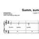 “Summ, summ, summ” für Klavier (Level 2/10) | inkl. Aufnahme und Text by music-step-by-step