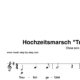 Hochzeitsmarsch “Treulich geführt” für Oboe solo | inkl. Aufnahme und Text by music-step-by-step