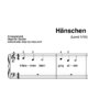 “Hänschen klein” für Klavier (Level 1/10) | inkl. Aufnahme und Text by music-step-by-step