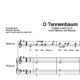 "O Tannenbaum" für hohe Stimme (Klavierbegleitung Level 2/10) | inkl. Aufnahme, Text und Playalong by music-step-by-step