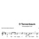 “O Tannenbaum” für Tenorsaxophon solo | inkl. Aufnahme und Text by music-step-by-step