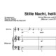 “Stille Nacht, heilige Nacht” für hohe Stimme (Klavierbegleitung Level 2/10) | inkl. Aufnahme, Text und Begleitaufnahme by music-step-by-step