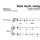 “Stille Nacht, heilige Nacht” für Trompete (Klavierbegleitung Level 3/10) | inkl. Aufnahme, Text und Playalong by music-step-by-step