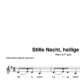 “Stille Nacht, heilige Nacht” für Horn in F solo | inkl. Aufnahme und Text by music-step-by-step